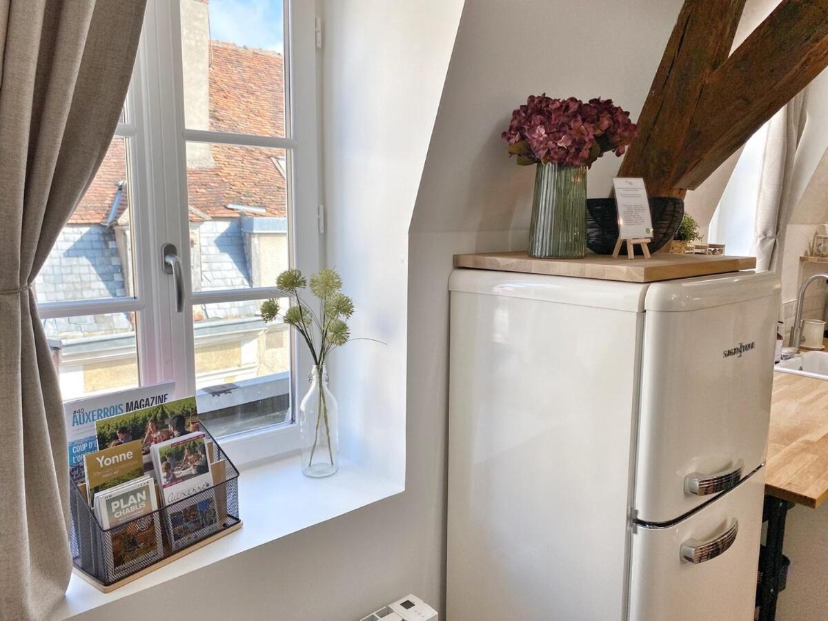 Le Repere Des Sommeliers - Sejour A Auxerre Apartment ภายนอก รูปภาพ