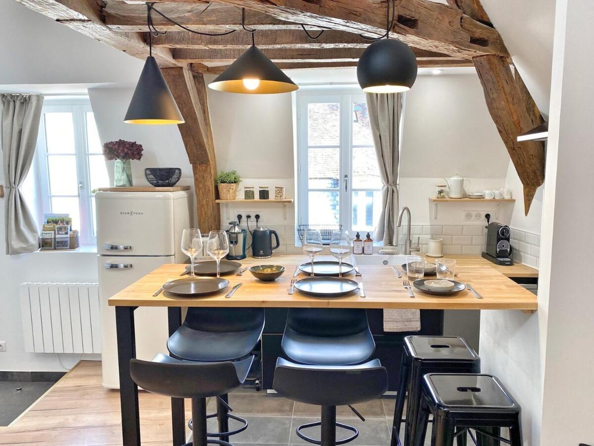 Le Repere Des Sommeliers - Sejour A Auxerre Apartment ภายนอก รูปภาพ
