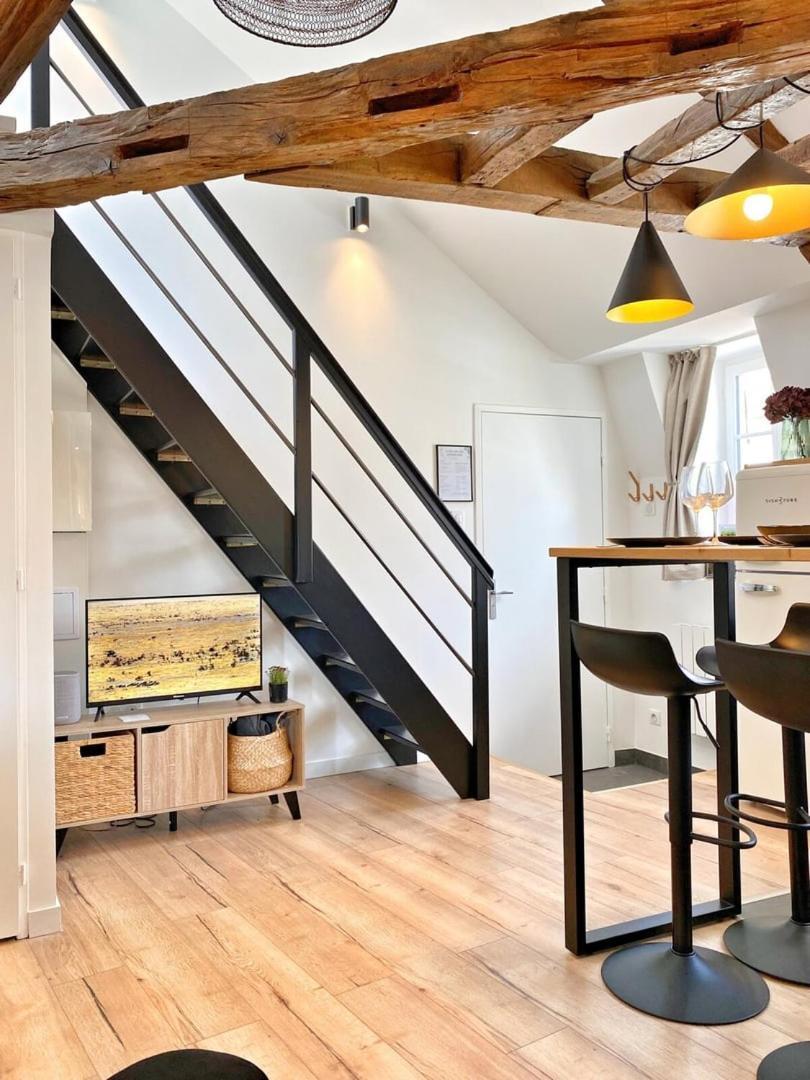 Le Repere Des Sommeliers - Sejour A Auxerre Apartment ภายนอก รูปภาพ