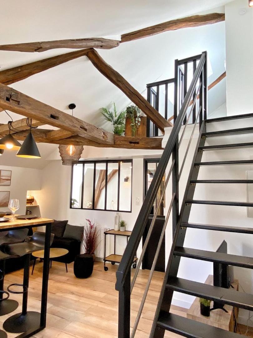 Le Repere Des Sommeliers - Sejour A Auxerre Apartment ภายนอก รูปภาพ