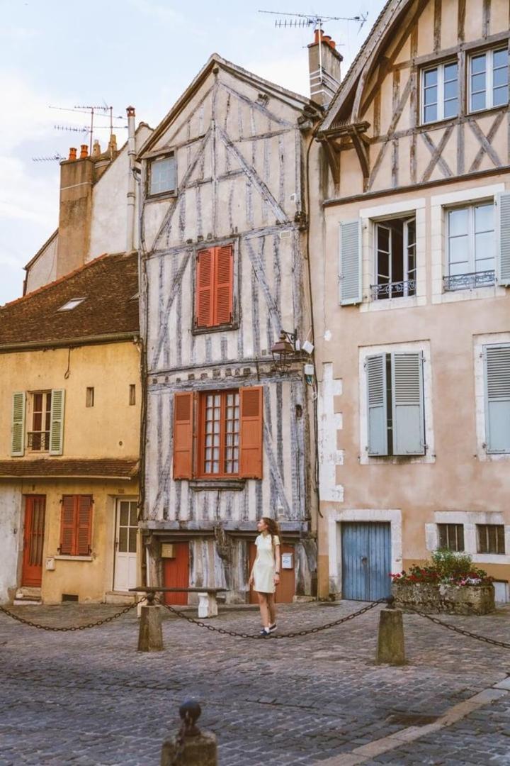 Le Repere Des Sommeliers - Sejour A Auxerre Apartment ภายนอก รูปภาพ