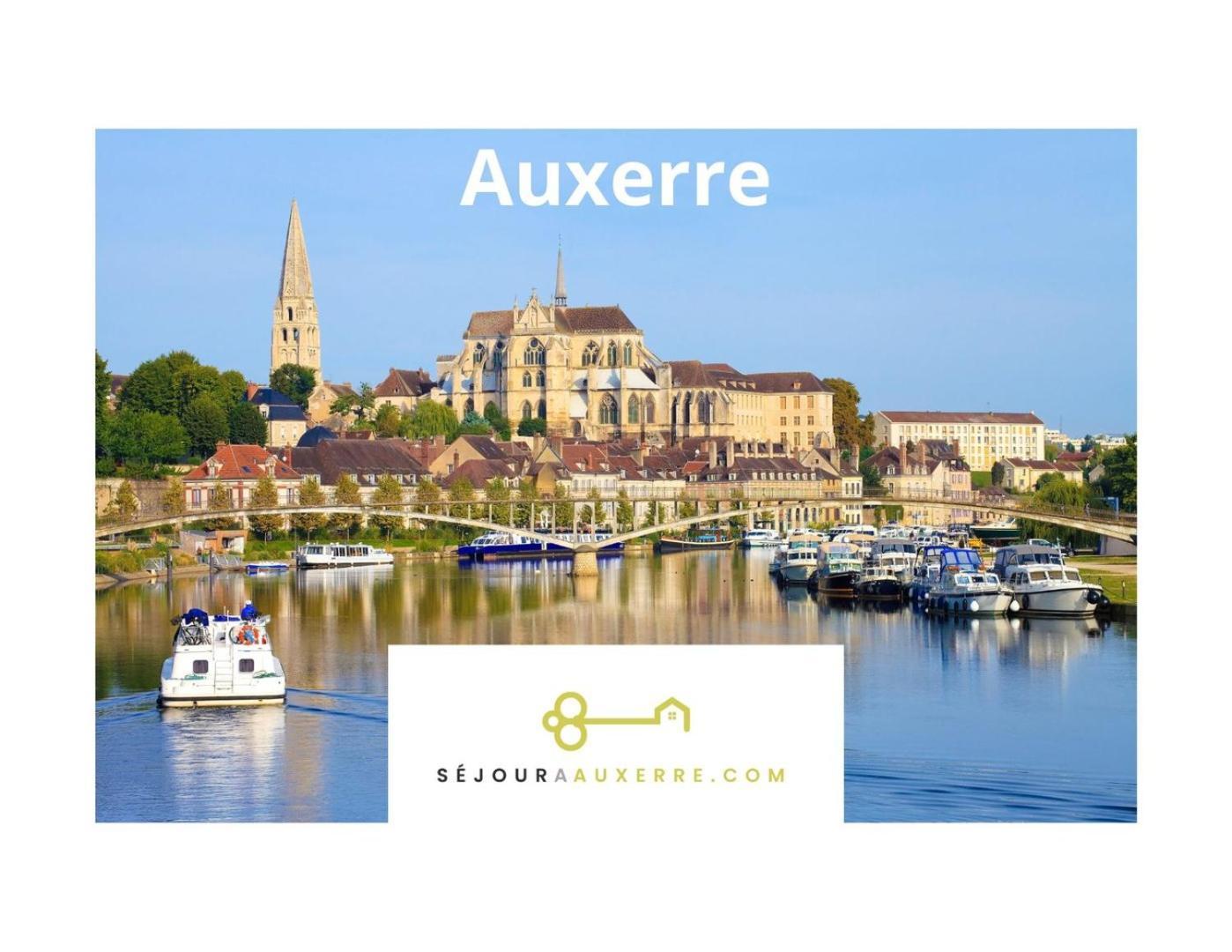 Le Repere Des Sommeliers - Sejour A Auxerre Apartment ภายนอก รูปภาพ
